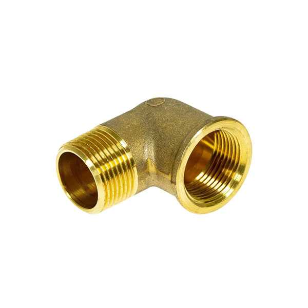 Male x Female Brass Foundry Elbow 1/2