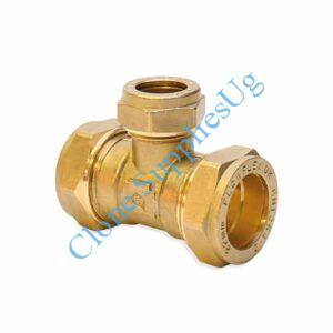 Copper Compression Reducing Tee