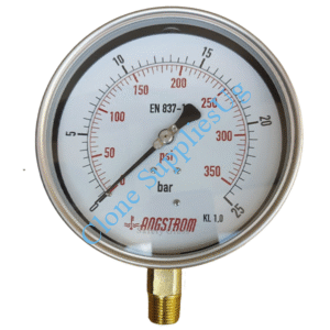Pressure Gauge 0-25 bars 6"