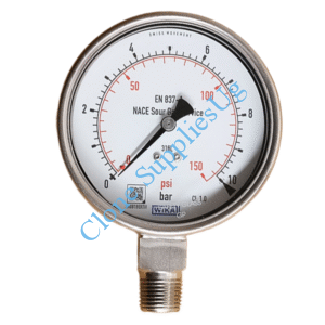 Wika Pressure Gauge 10 Bars 4"