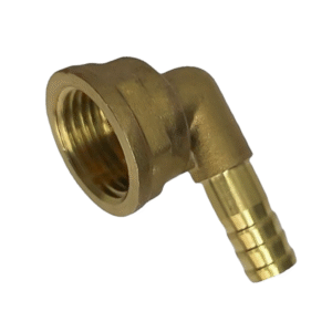 Brass Gas Elbow Hose Nozzle 90° (F × Barb)