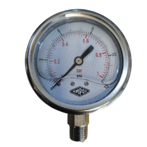 Manometer,Pressure Gauges 2.5" 1 Bar