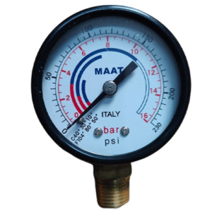 Pressure Gauge 0-16 bars (0-230 psi)