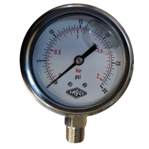 Manometer,Pressure Gauges 2.5" 2 Bars