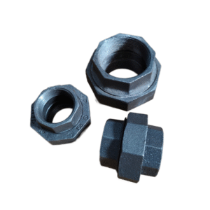 Black Pipe Union Fitting