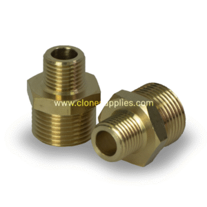 Brass Reducing Nipple (M × M)