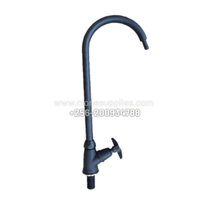 Laboratory Water Tap Black Finish Goose Neck in Uganda - Clone Supplies
