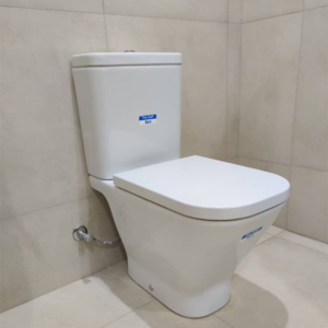 The Gap close-coupled toilet installed in Uganda - Clone Supplies