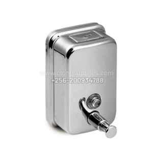 Valdeno Manual Stainless Steel Soap Dispenser in Uganda - Clone Supplies