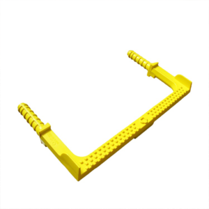Plastic manhole steps for sewer and drainage access in Uganda