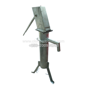 Borehole hand pumps for manual water extraction and community water supply in Uganda