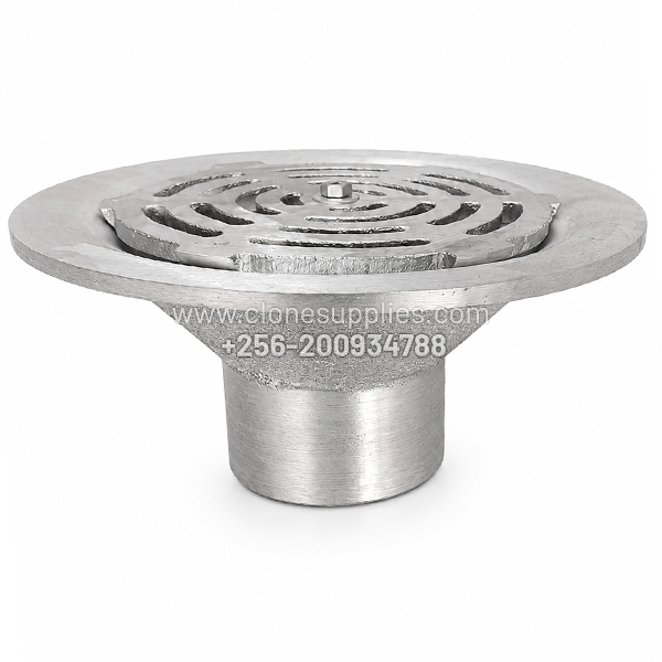 Aluminium Roof Drain with Flat Grate