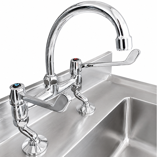Cobra Deck Mounted Hospital Sink Mixer Tap