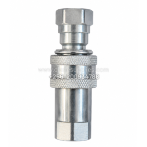 Hydraulic quick coupler set with male and female quick release coupling for hydraulic hose systems in Uganda